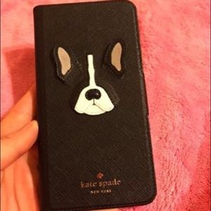 NWOT Kate Spade “Leather Wrap Folio” iPhone 7+/8+